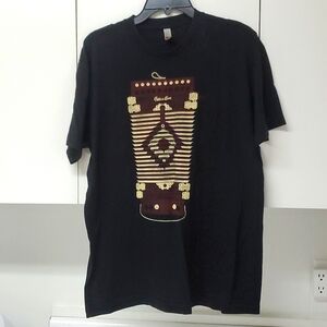 Mens Rubboard Tshirt XL Louisiana Music Black